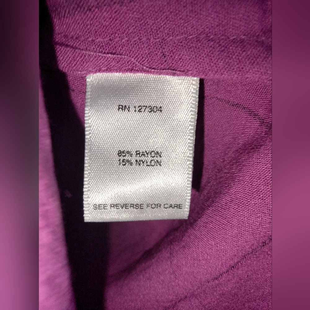 John Mark Magenta Checkered Button Down Shirt - image 7